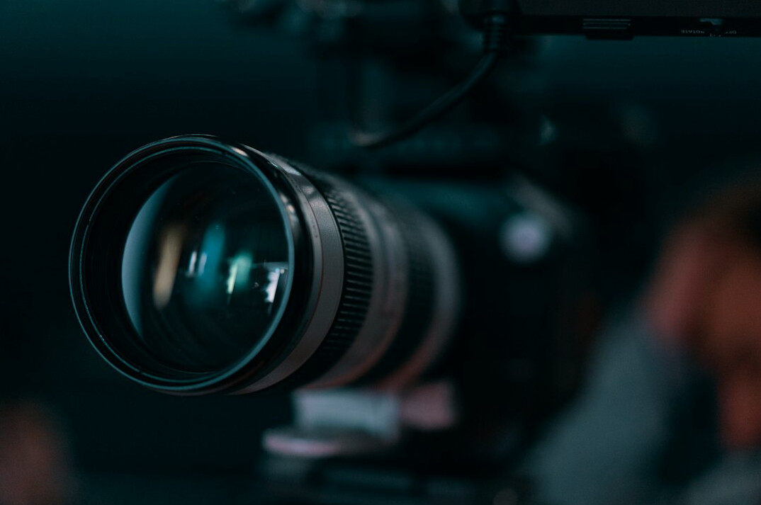 professional video camera setup